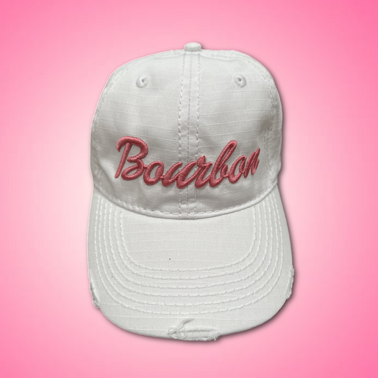 Bourbon Doll Distressed Cap