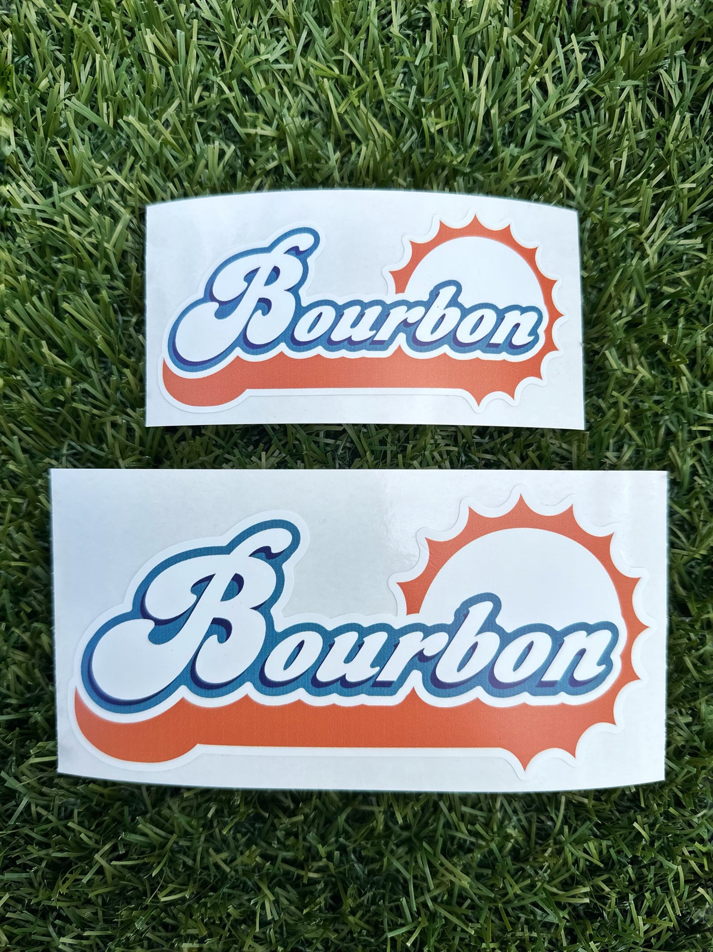 Fins Bourbon Sticker Large